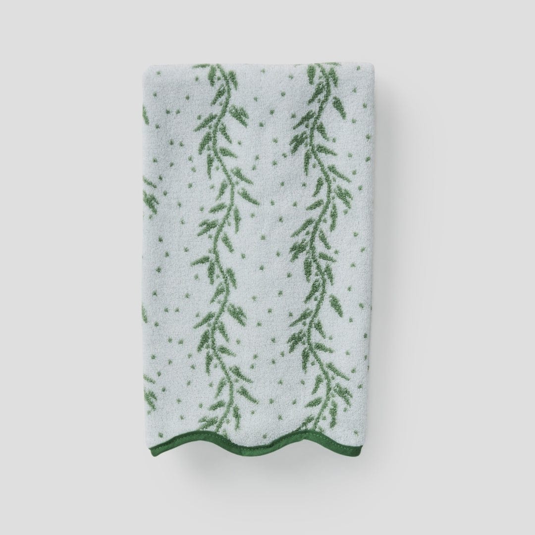 Patterned Scallop Hand Towels (pair) - Image 34