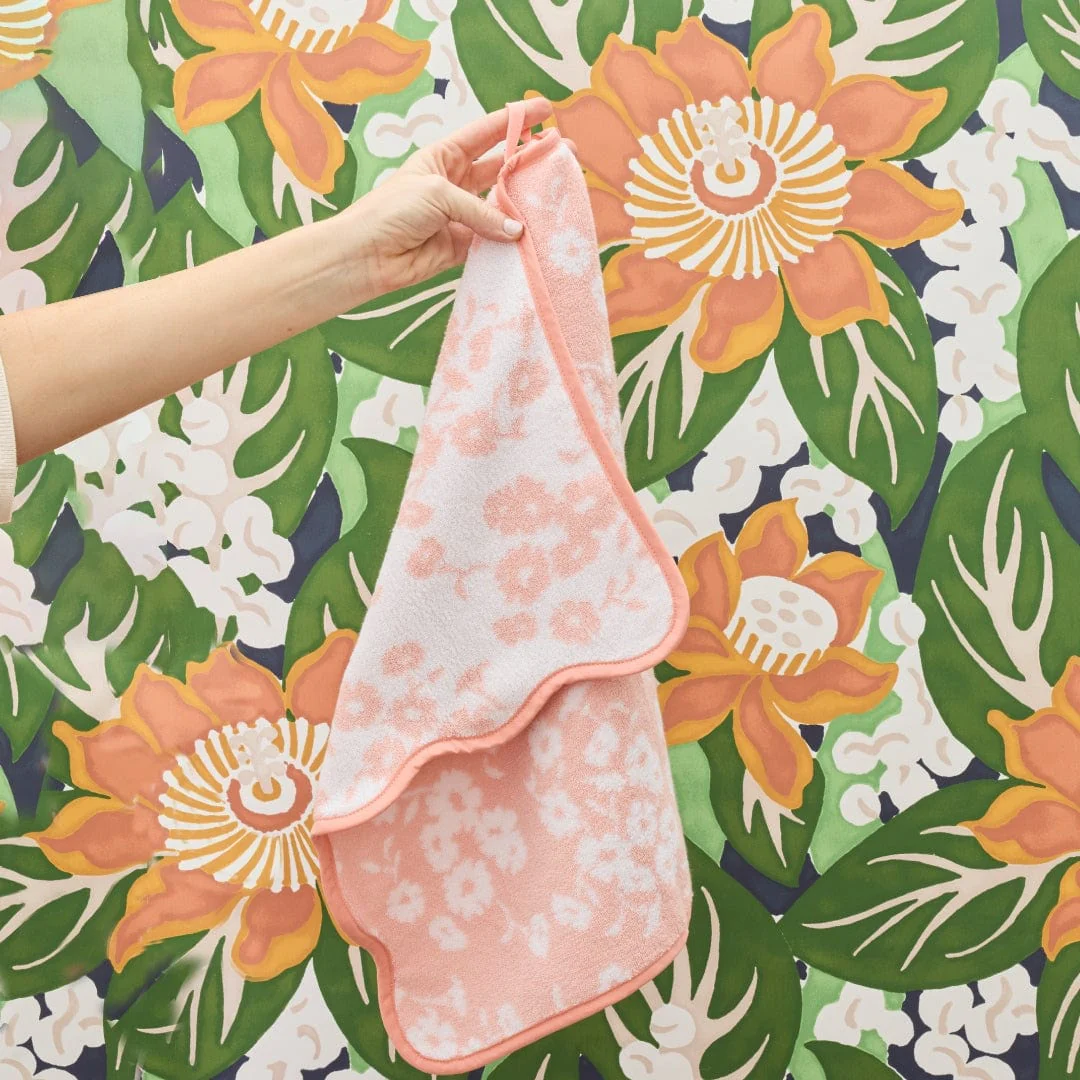 Patterned Scallop Hand Towels (pair) - Image 23