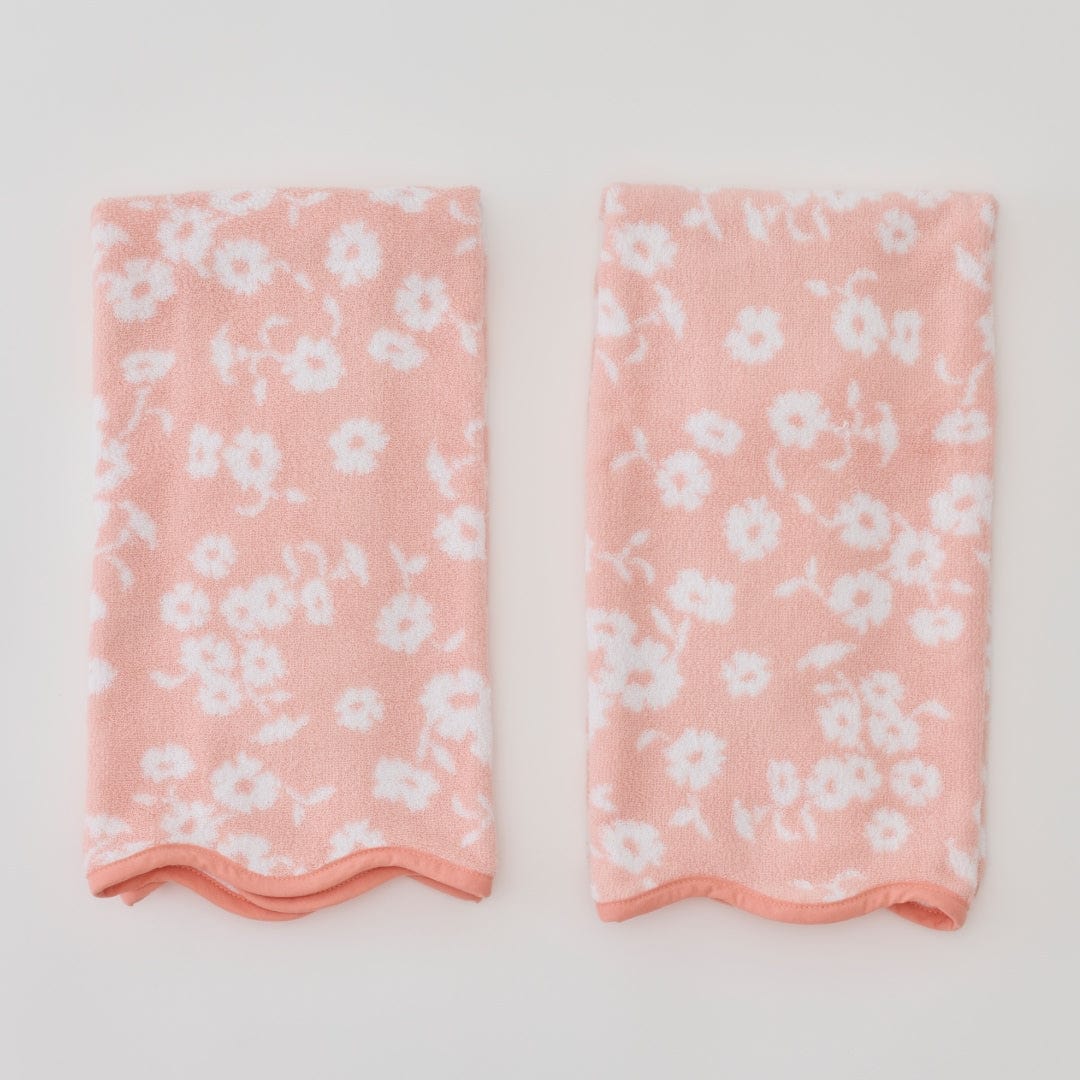 Patterned Scallop Hand Towels (pair) - Image 24