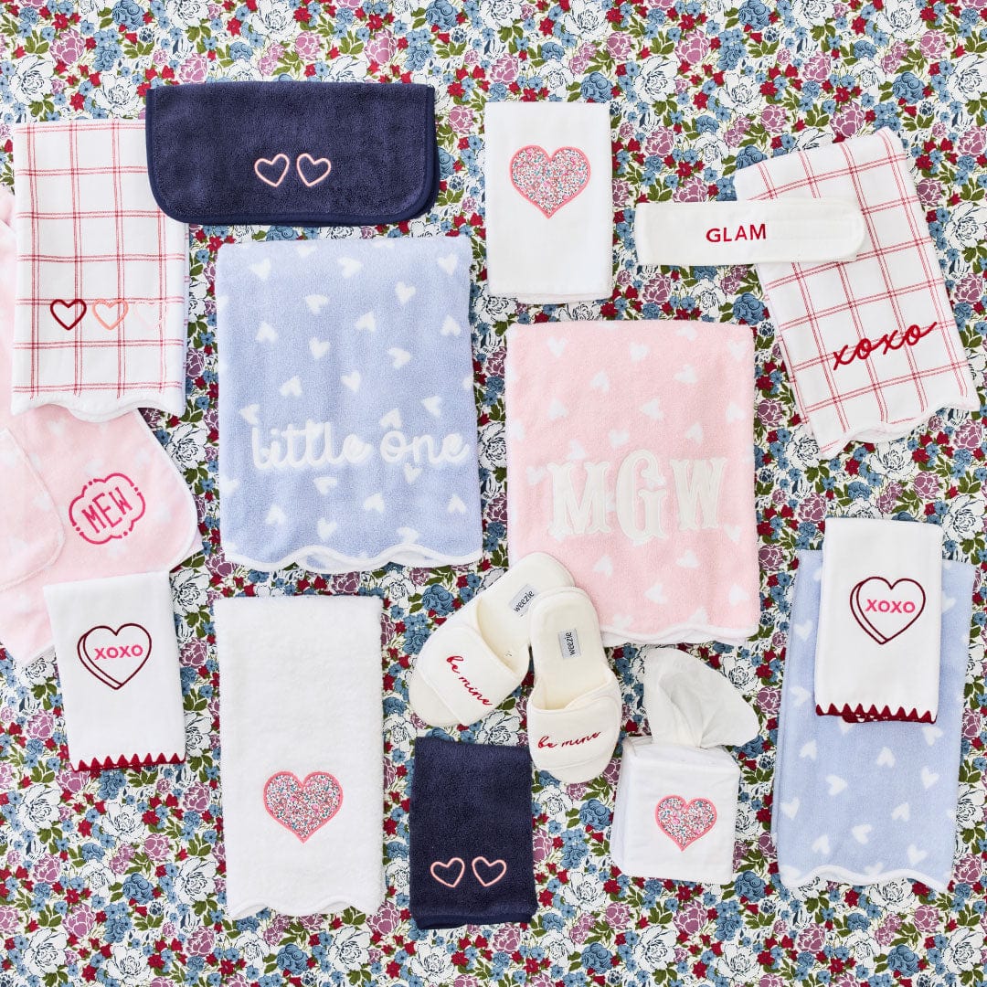 Patterned Scallop Hand Towels (pair) - Image 11