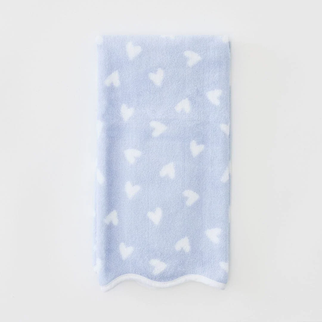 Patterned Scallop Hand Towels (pair) - Image 12