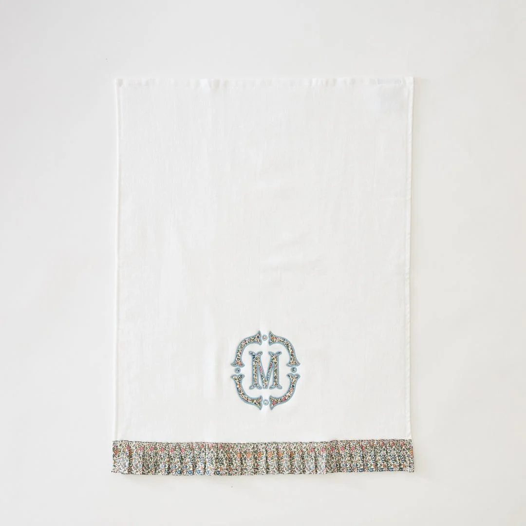 Powder Bath Towels pleated with Liberty London (pair) - Image 14