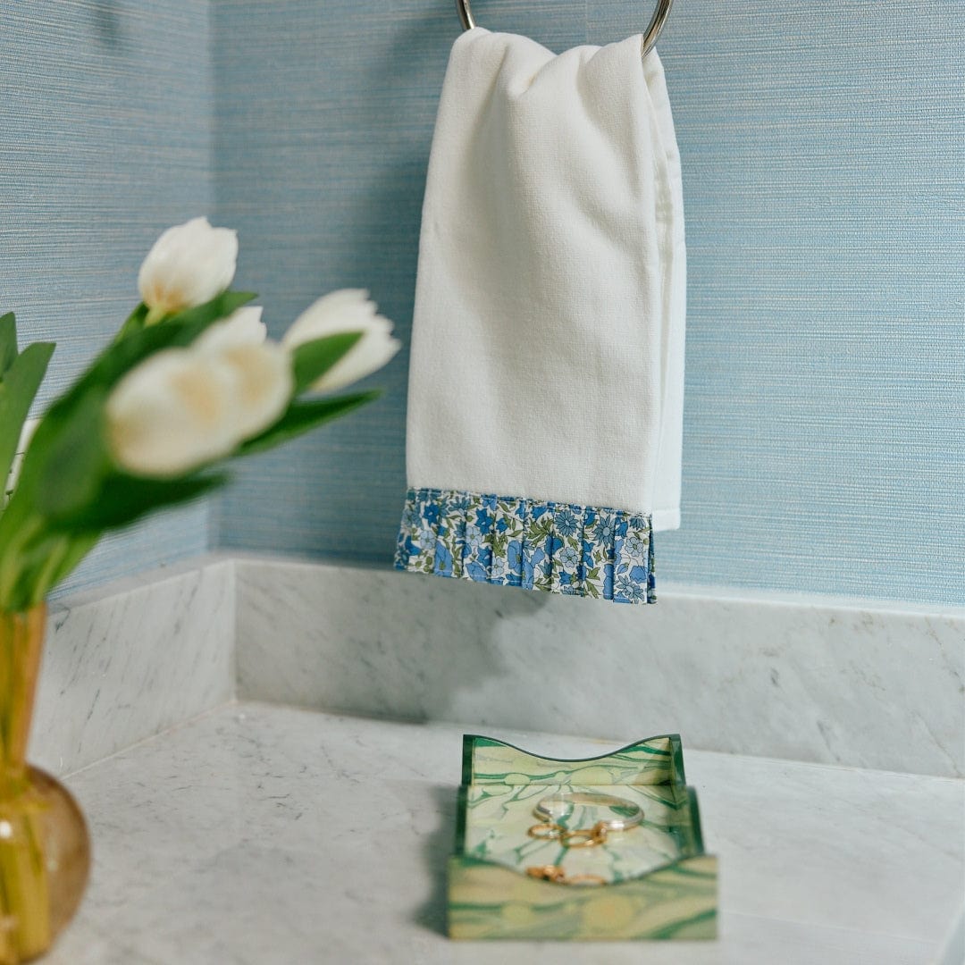 Powder Bath Towels pleated with Liberty London (pair) - Image 22