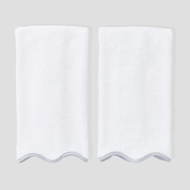 Scallop Hand Towels (pair) - Image 3