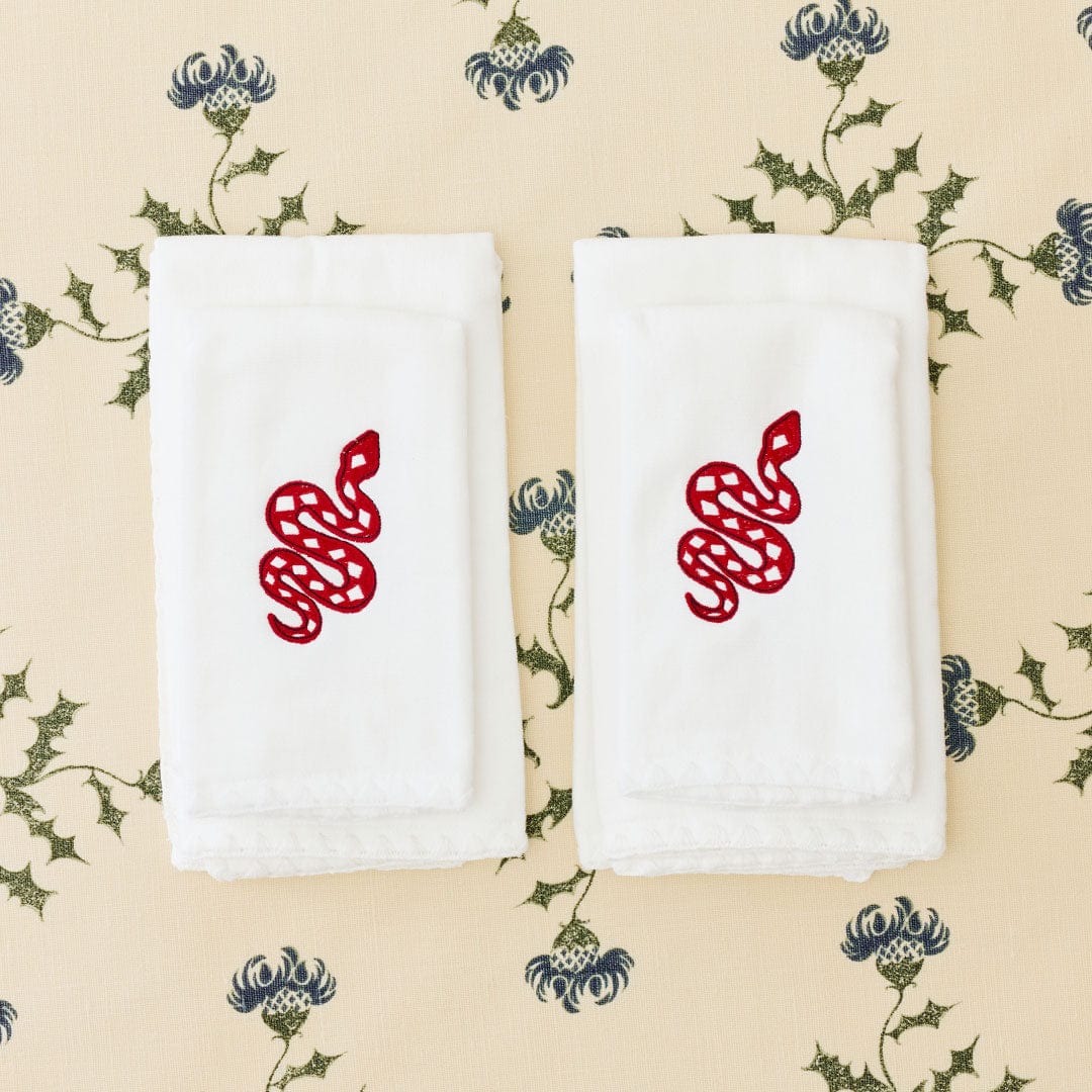 Stitched Edge Powder Bath Towels (pair) - Image 105