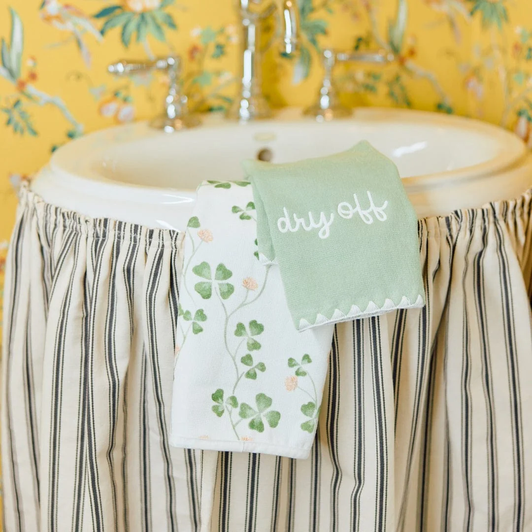 Stitched Edge Powder Bath Towels (pair) - Image 118