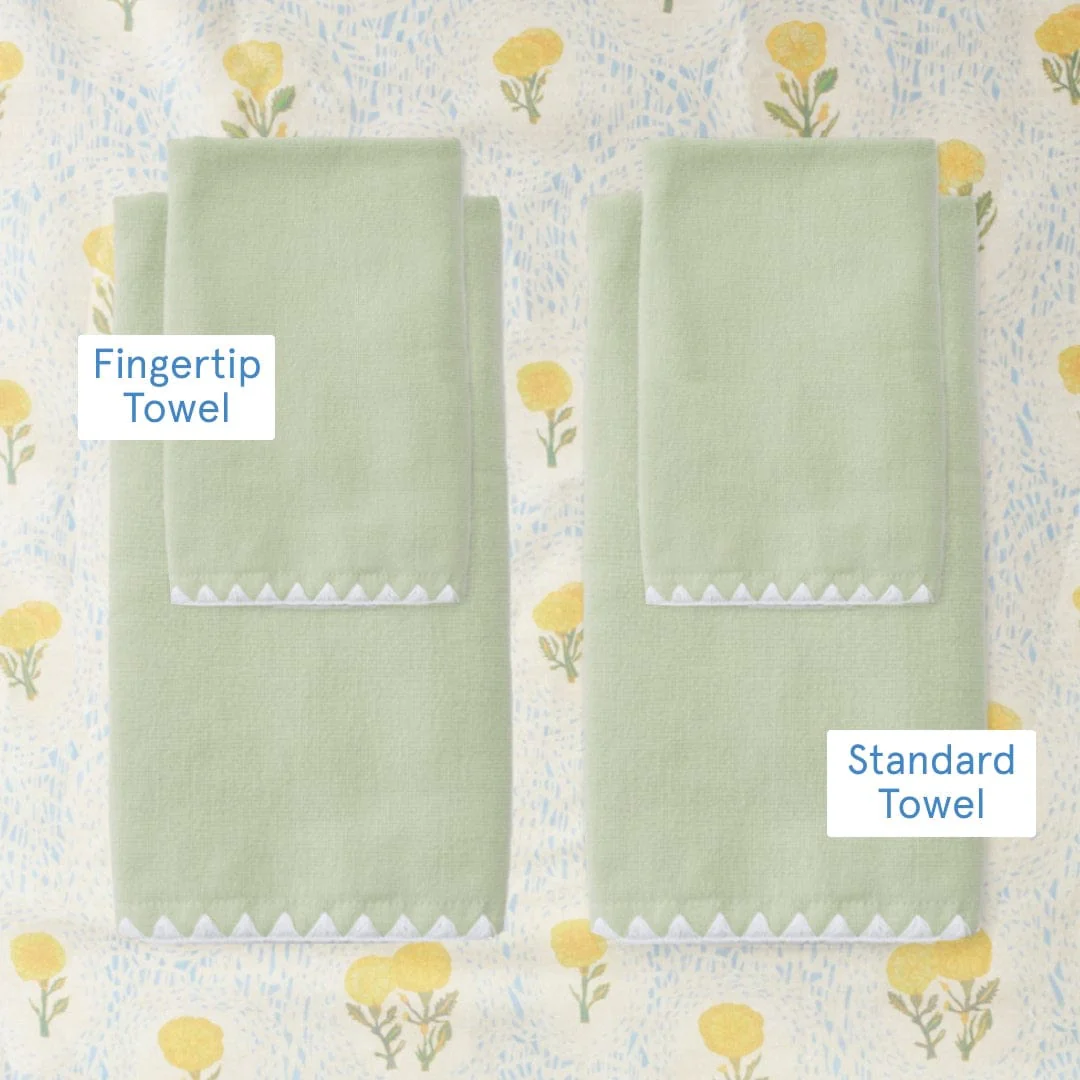 Stitched Edge Powder Bath Towels (pair) - Image 120
