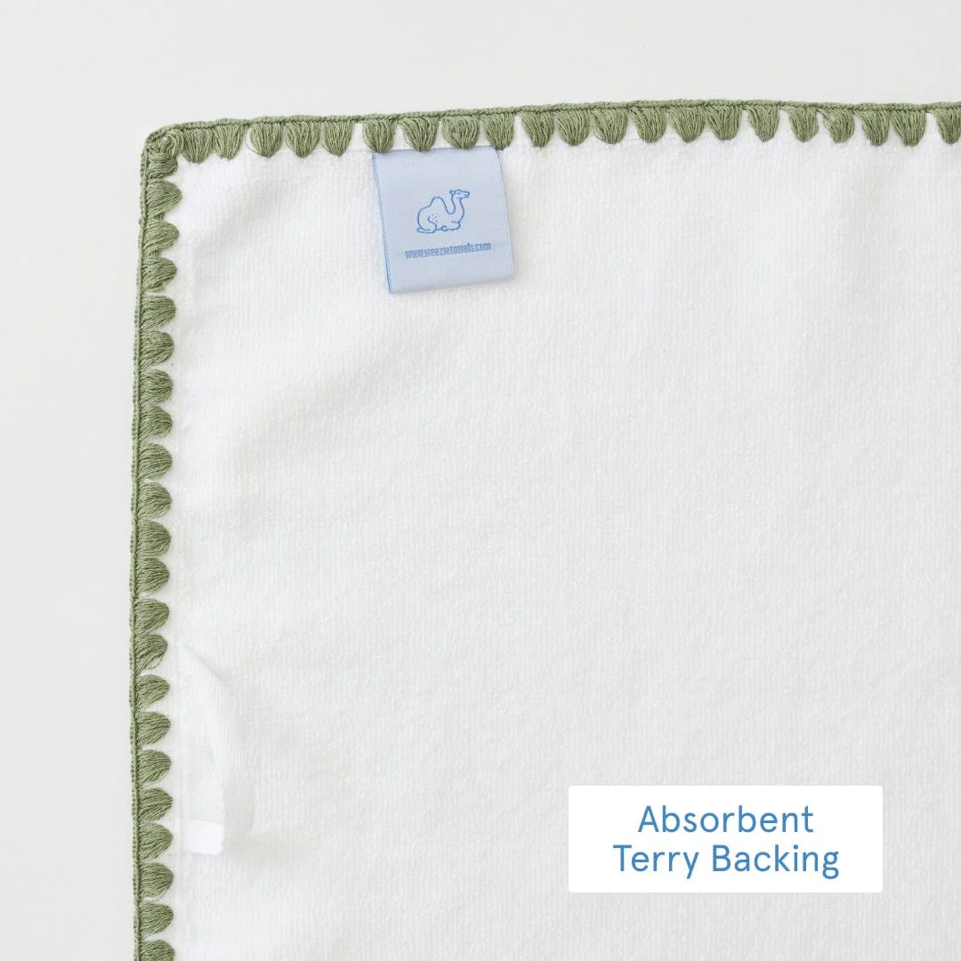 Stitched Edge Powder Bath Towels (pair) - Image 123