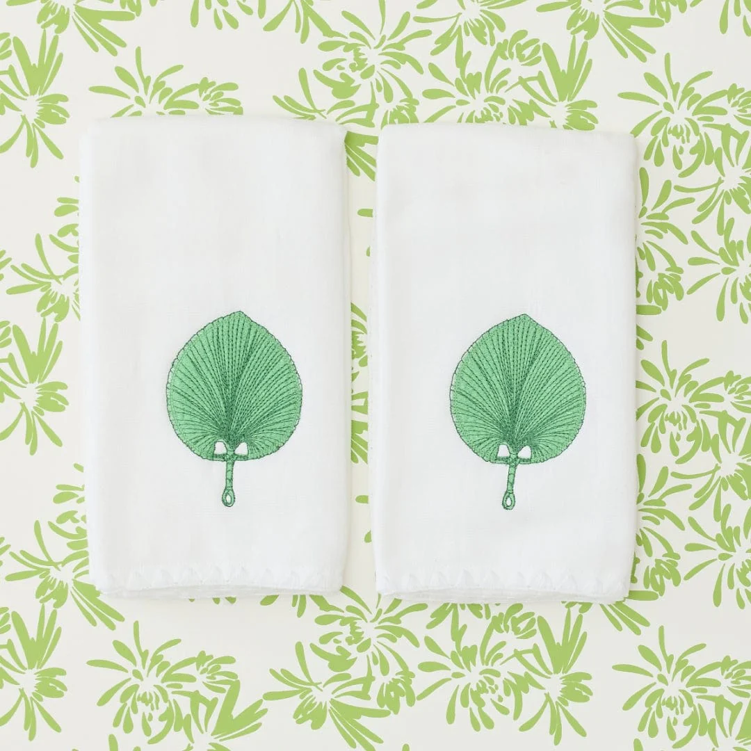 Stitched Edge Powder Bath Towels (pair) - Image 129