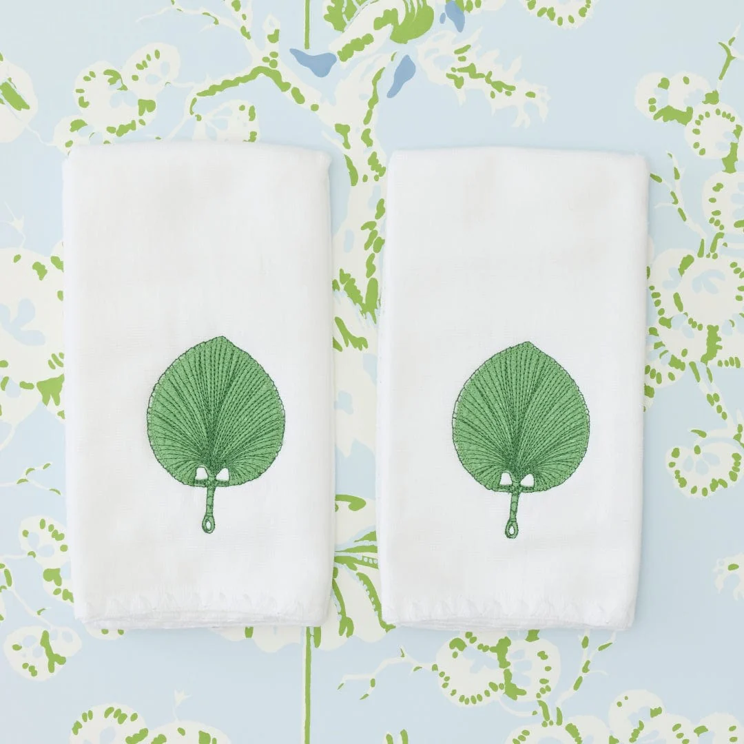 Stitched Edge Powder Bath Towels (pair) - Image 130