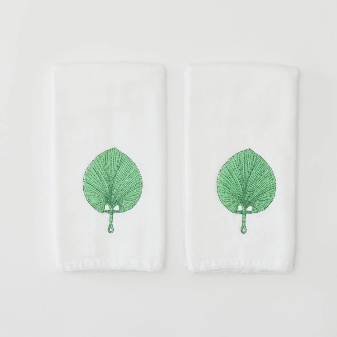 Stitched Edge Powder Bath Towels (pair) - Image 131