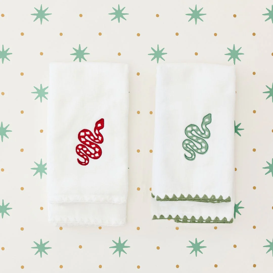 Stitched Edge Powder Bath Towels (pair) - Image 94