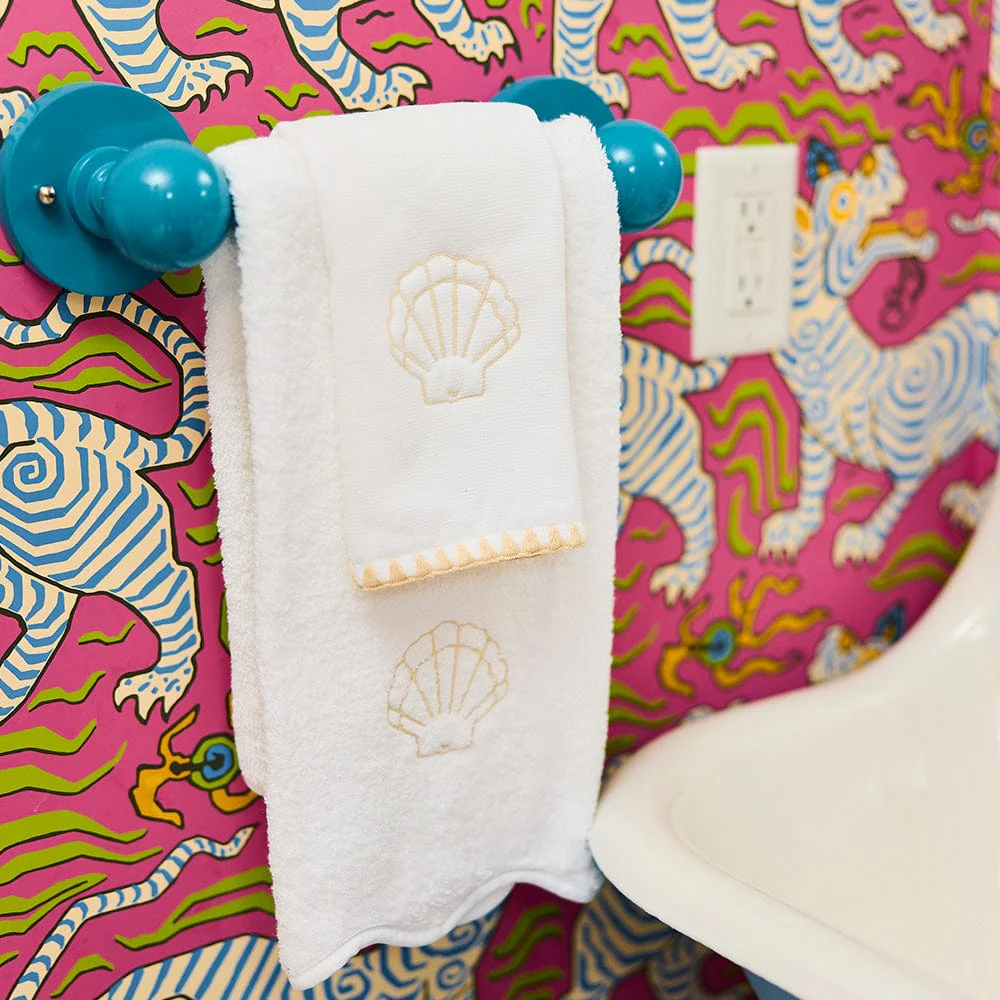 Stitched Edge Powder Bath Towels (pair) - Image 99