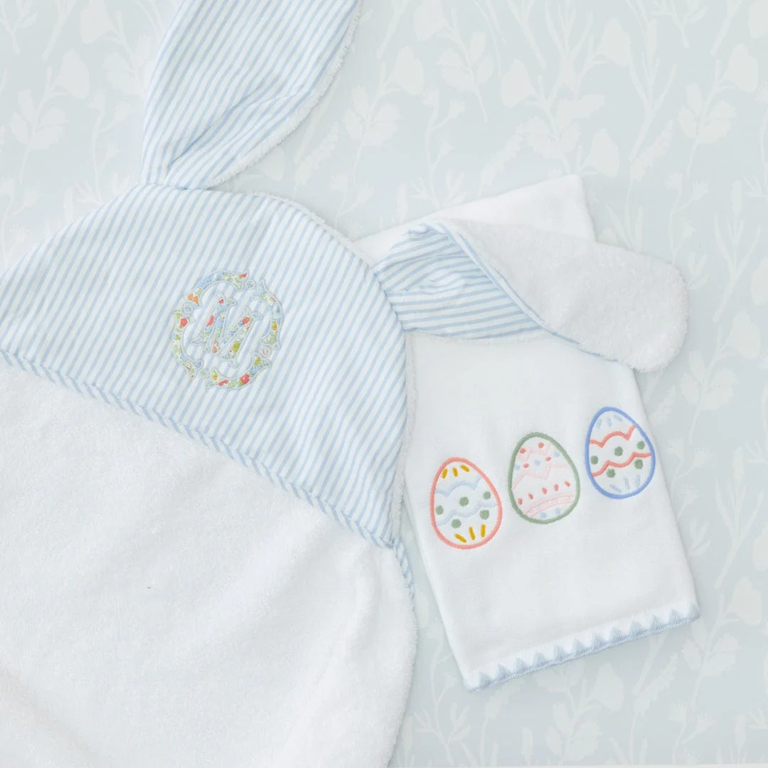 Stitched Edge Powder Bath Towels (pair) - Image 144