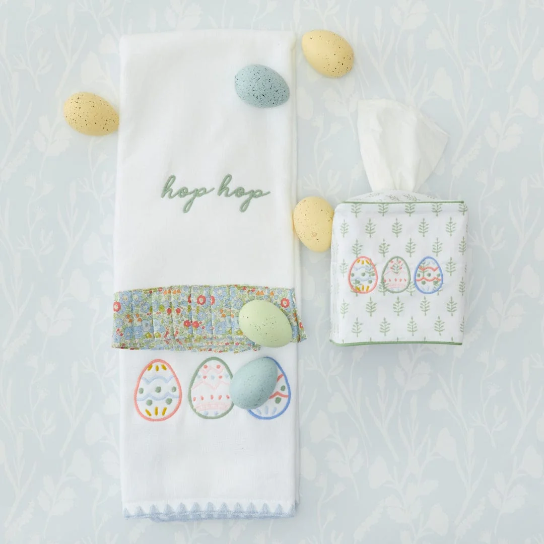 Stitched Edge Powder Bath Towels (pair) - Image 145