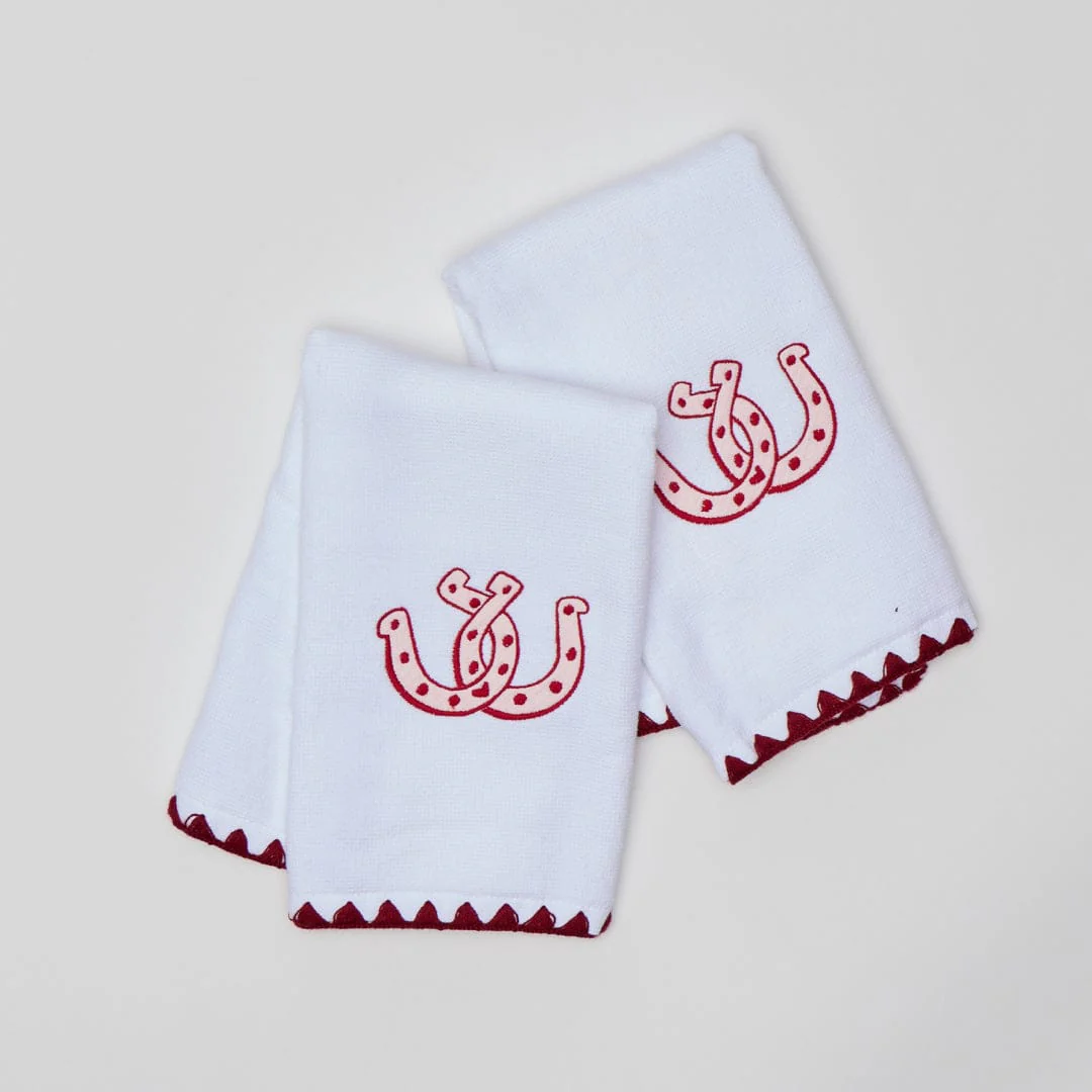 Stitched Edge Powder Bath Towels (pair) - Image 142