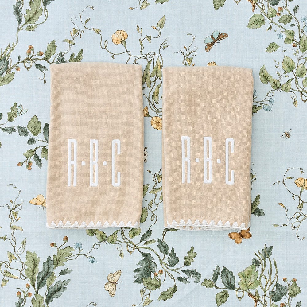 Stitched Edge Powder Bath Towels (pair) - Image 4