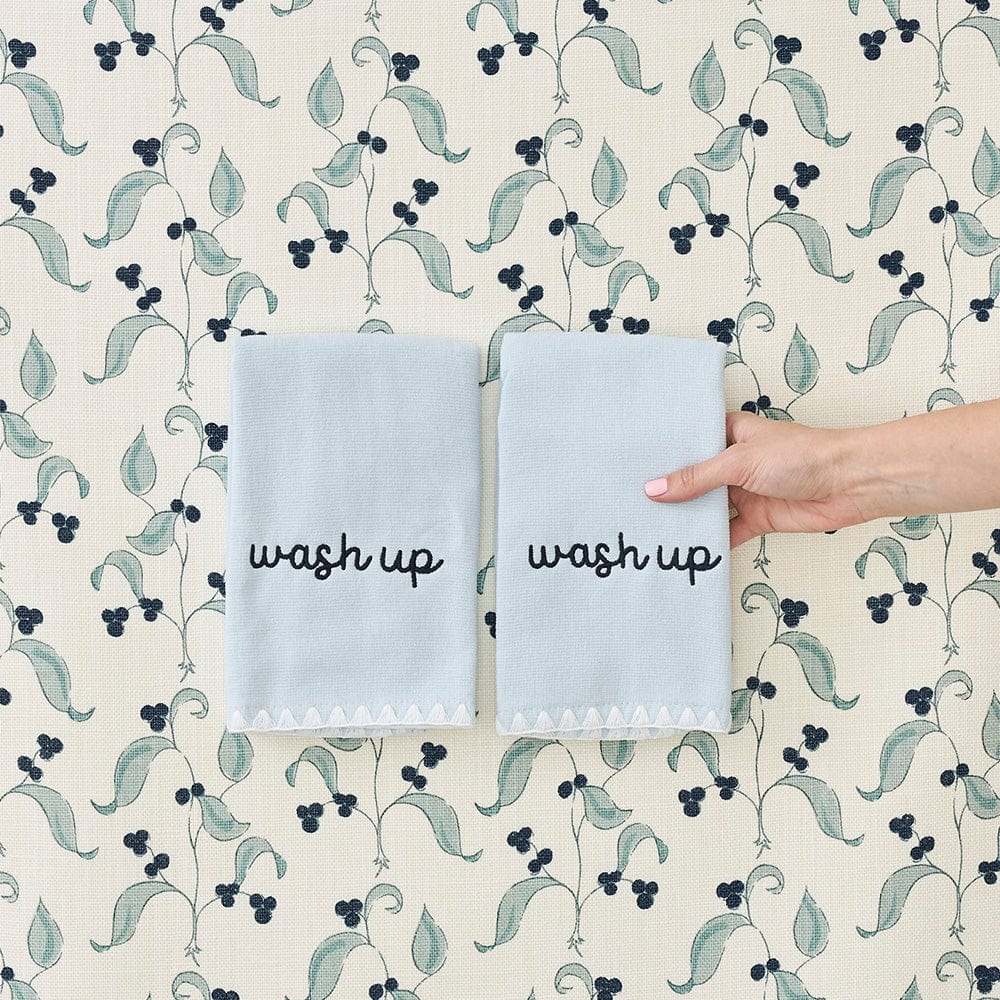 Stitched Edge Powder Bath Towels (pair) - Image 12