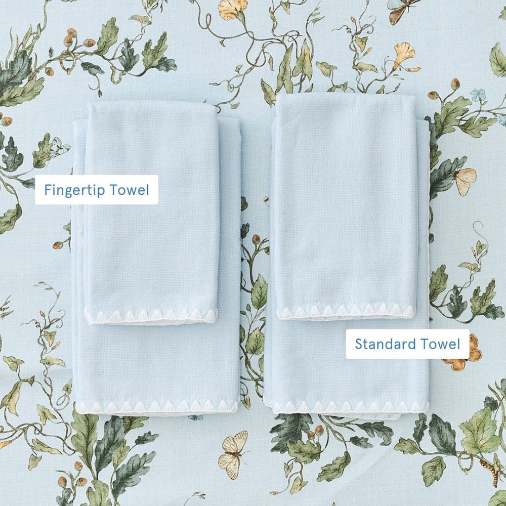Stitched Edge Powder Bath Towels (pair) - Image 13