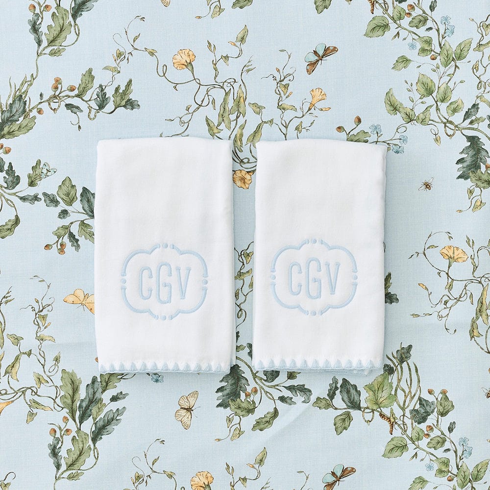 Stitched Edge Powder Bath Towels (pair) - Image 18