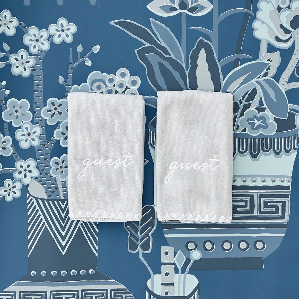 Stitched Edge Powder Bath Towels (pair) - Image 37