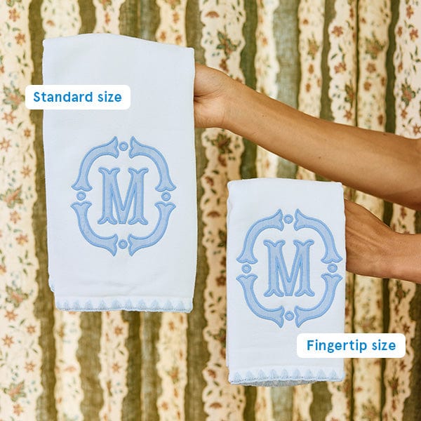 Stitched Edge Powder Bath Towels (pair) - Image 20