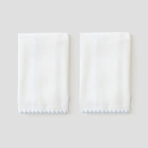 Stitched Edge Powder Bath Towels (pair) - Image 23