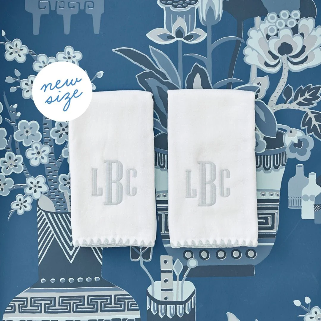 Stitched Edge Powder Bath Towels (pair) - Image 28