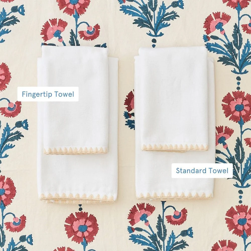 Stitched Edge Powder Bath Towels (pair) - Image 48