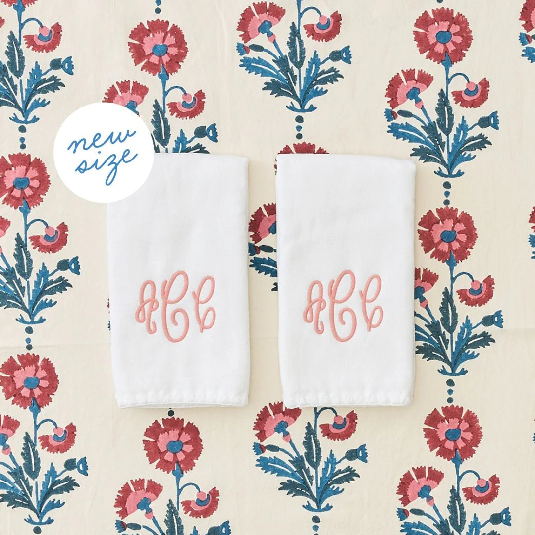 Stitched Edge Powder Bath Towels (pair) - Image 55