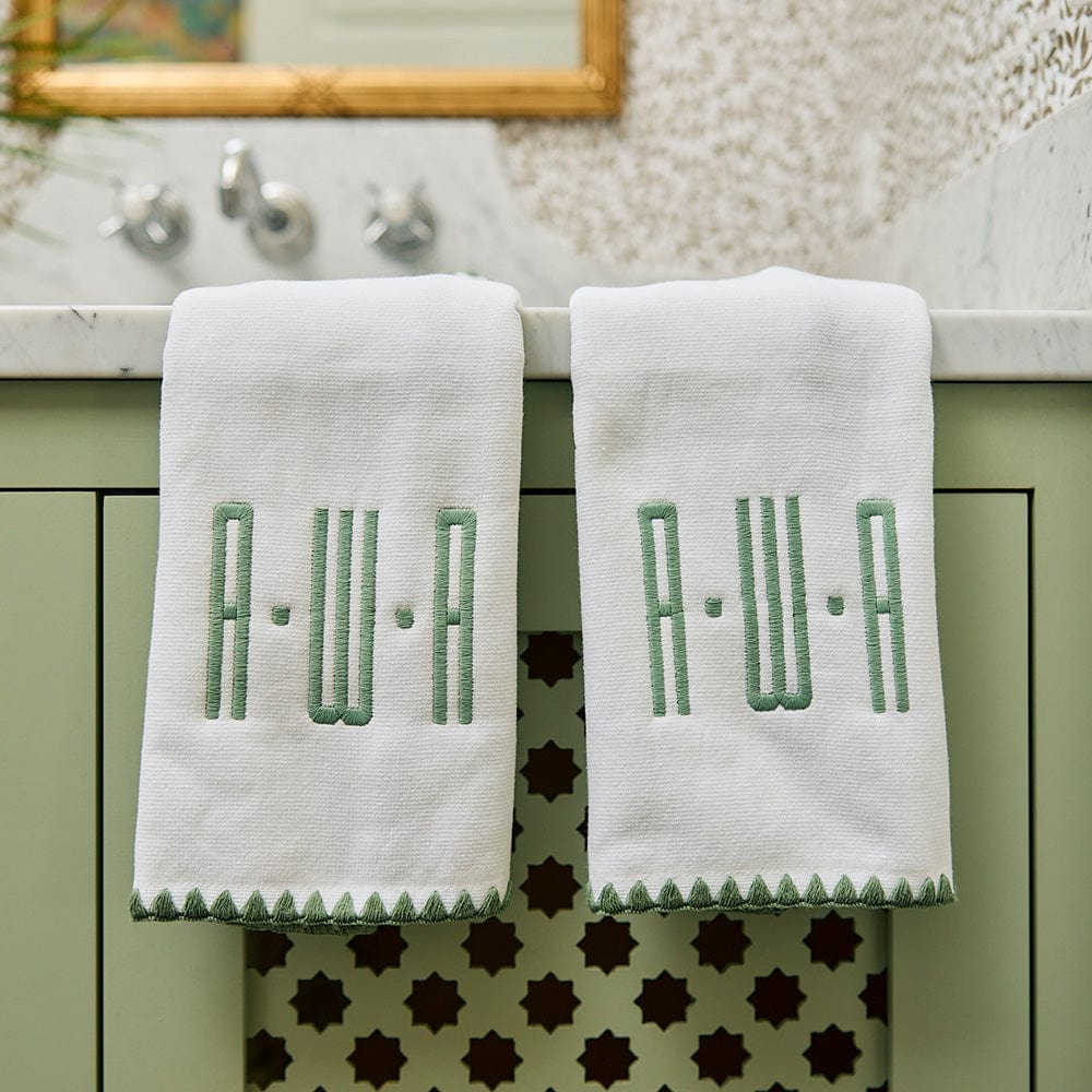 Stitched Edge Powder Bath Towels (pair) - Image 64