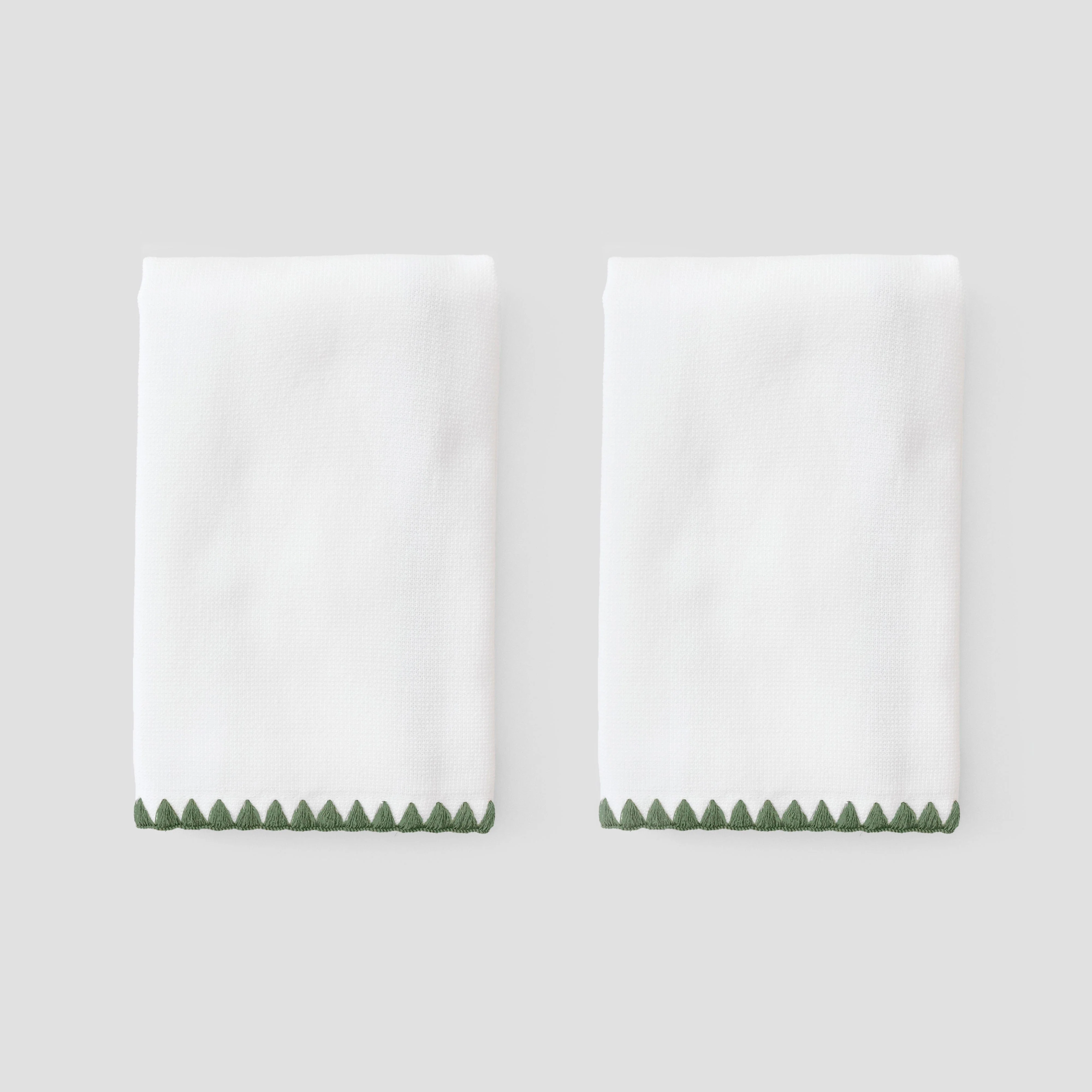 Stitched Edge Powder Bath Towels (pair) - Image 70