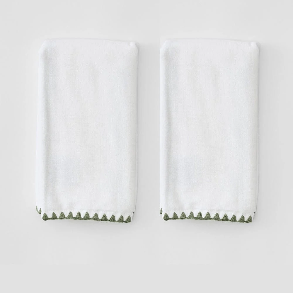 Stitched Edge Powder Bath Towels (pair) - Image 71