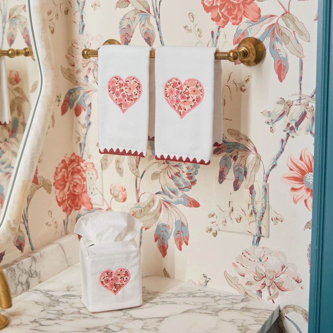 Stitched Edge Powder Bath Towels (pair) - Image 134