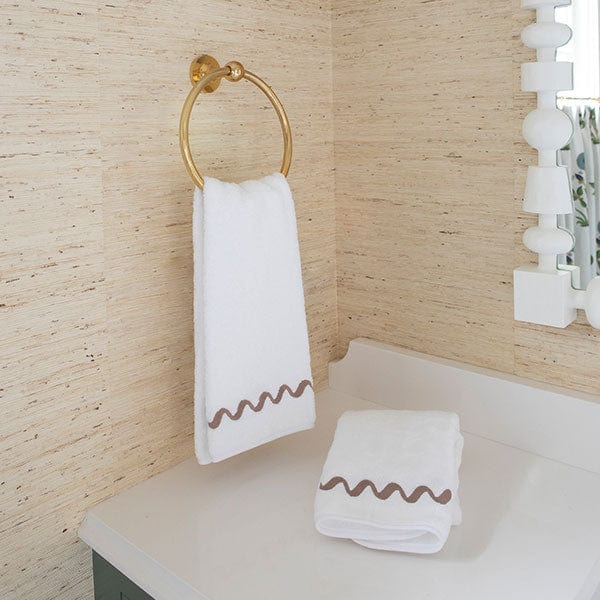 Wave Embroidered Hand Towels (pair) - Image 19