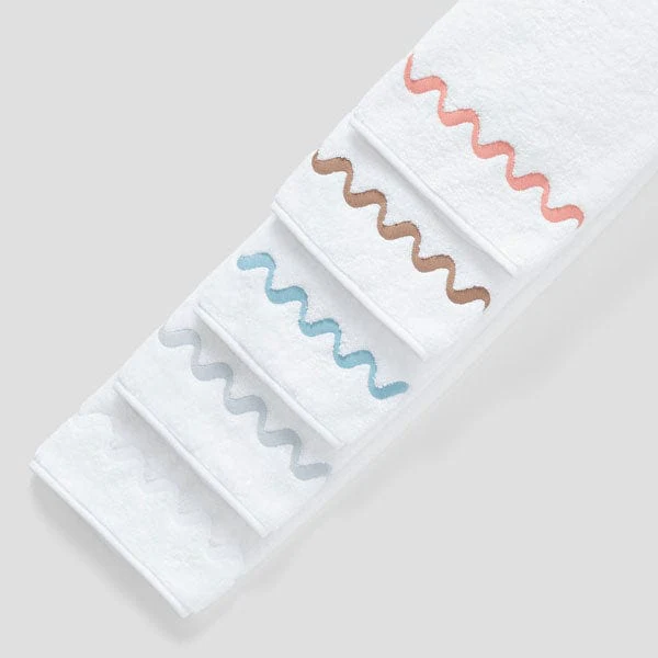 Wave Embroidered Hand Towels (pair) - Image 20