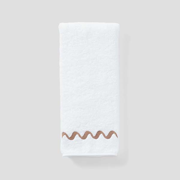 Wave Embroidered Hand Towels (pair) - Image 22