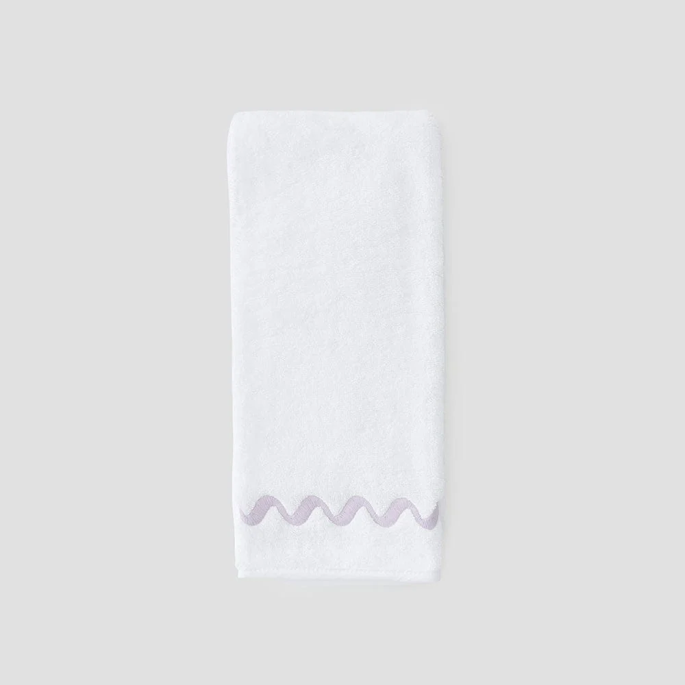 Wave Embroidered Hand Towels (pair) - Image 7