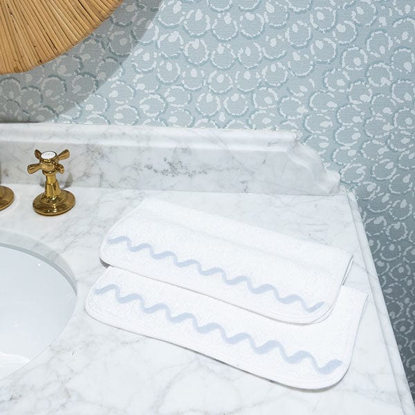 Wave Embroidered Washcloths (pair) - Image 17