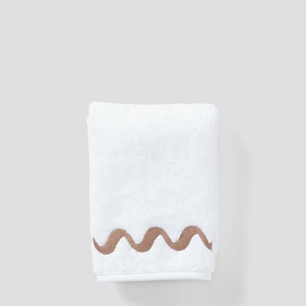 Wave Embroidered Washcloths (pair) - Image 8
