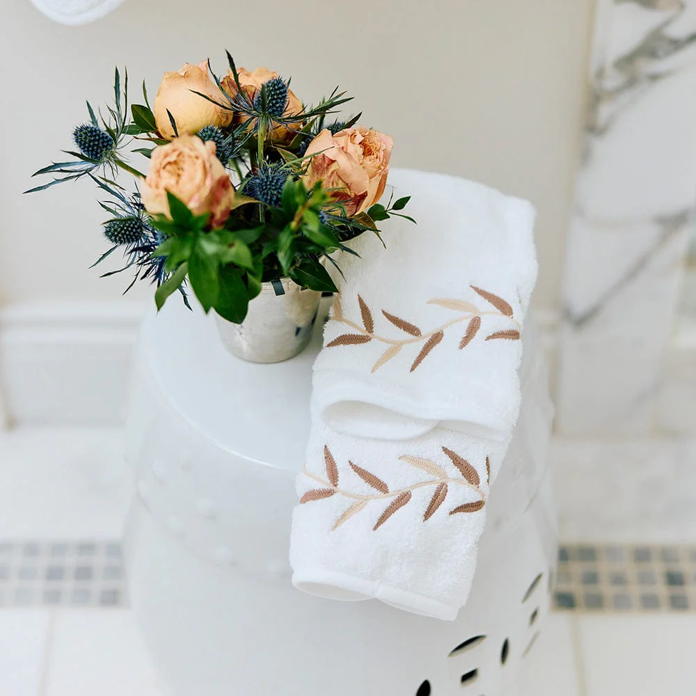 Willow Embroidered Washcloths (pair) - Image 10