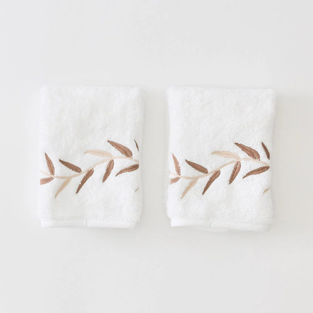 Willow Embroidered Washcloths (pair) - Image 14