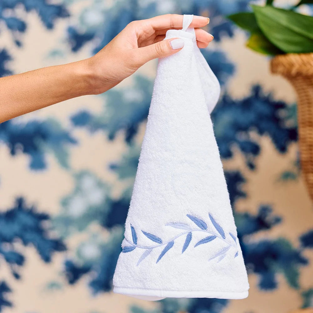 Willow Embroidered Washcloths (pair) - Image 4