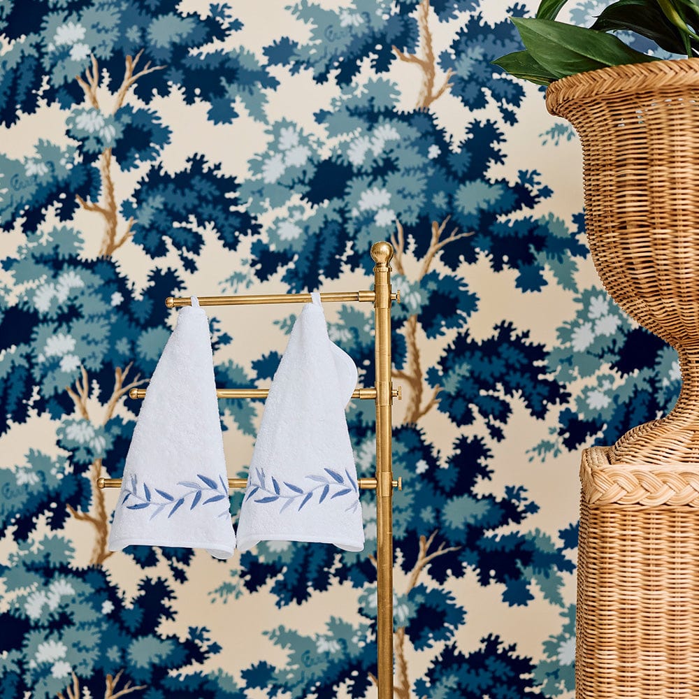 Willow Embroidered Washcloths (pair) - Image 5