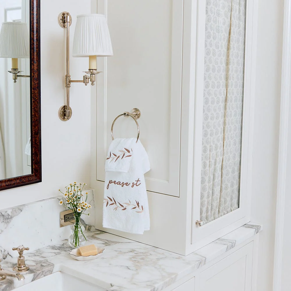 Willow Embroidered Washcloths (pair) - Image 8