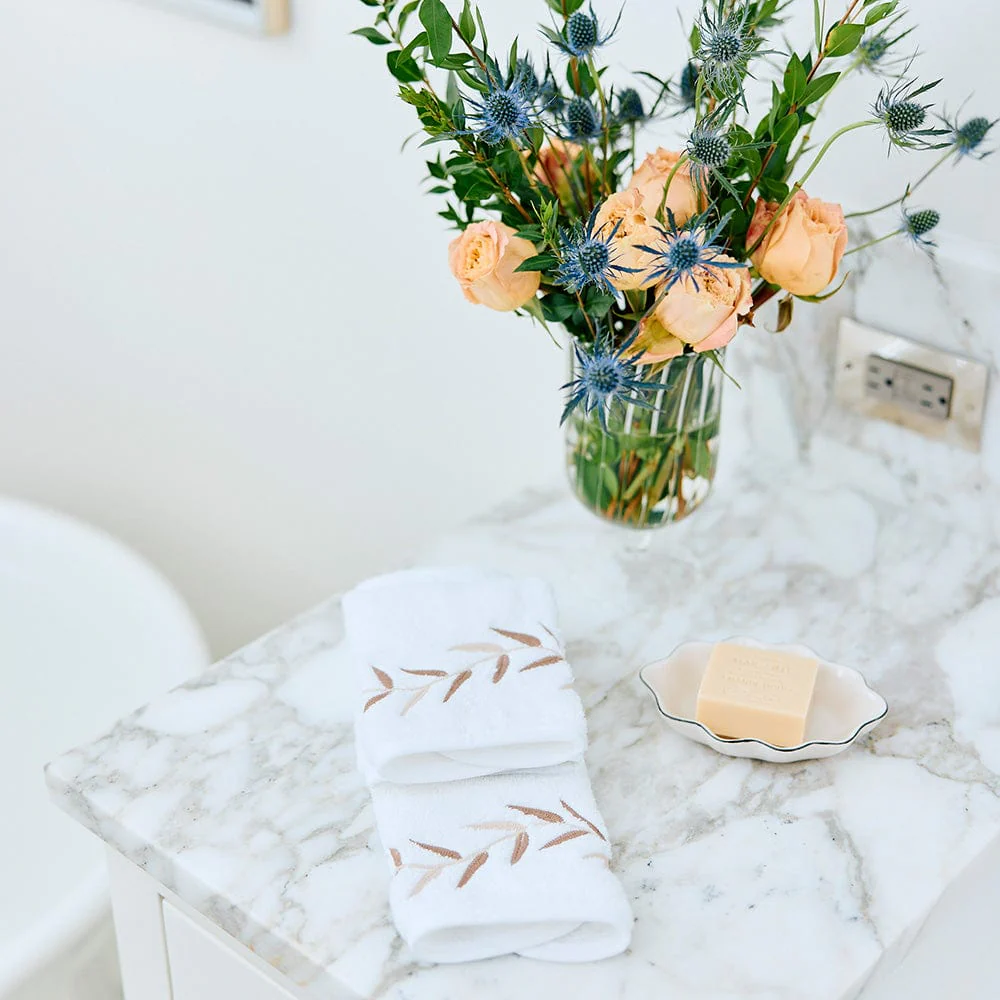 Willow Embroidered Washcloths (pair) - Image 9