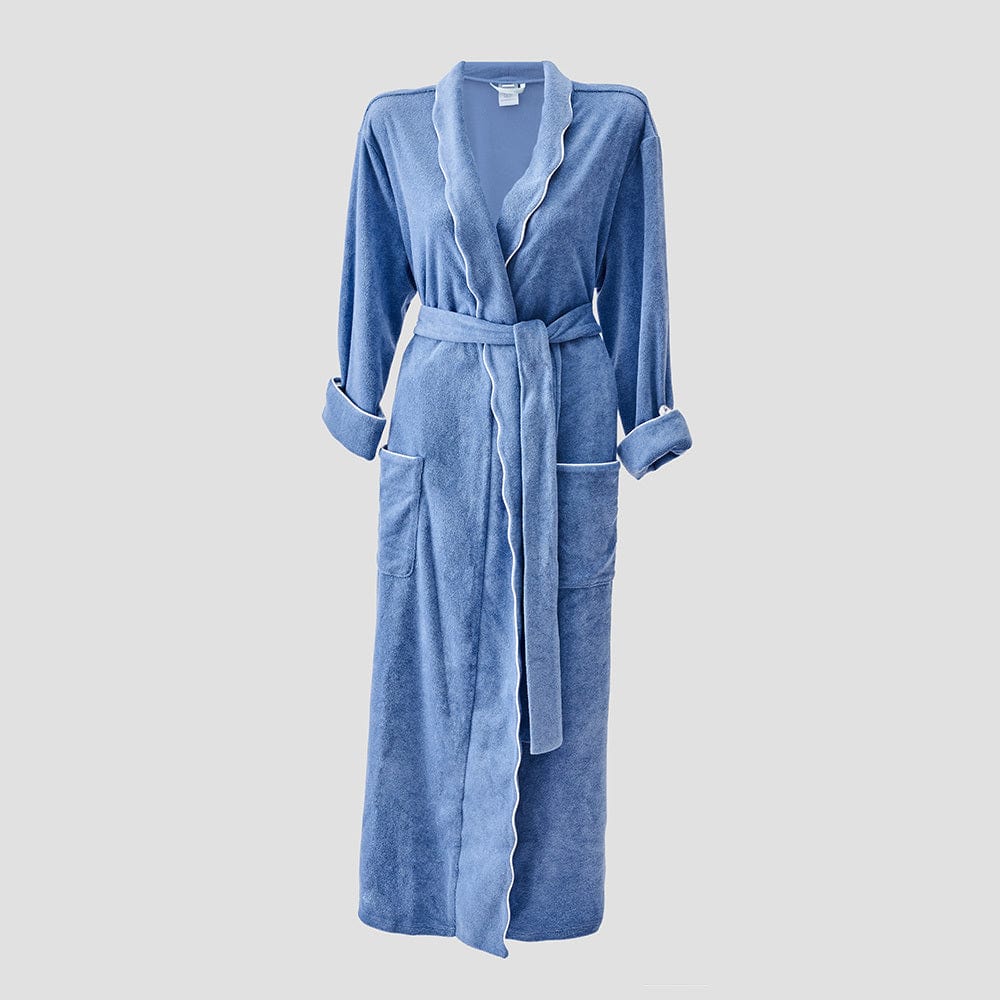 Women's Long Scallop Lightweight Robe - Image 22