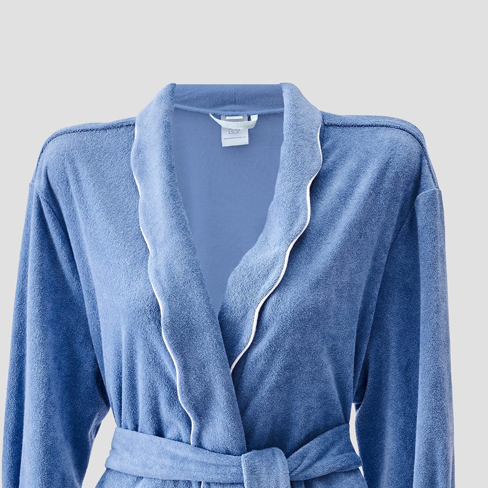 Women's Long Scallop Lightweight Robe - Image 23