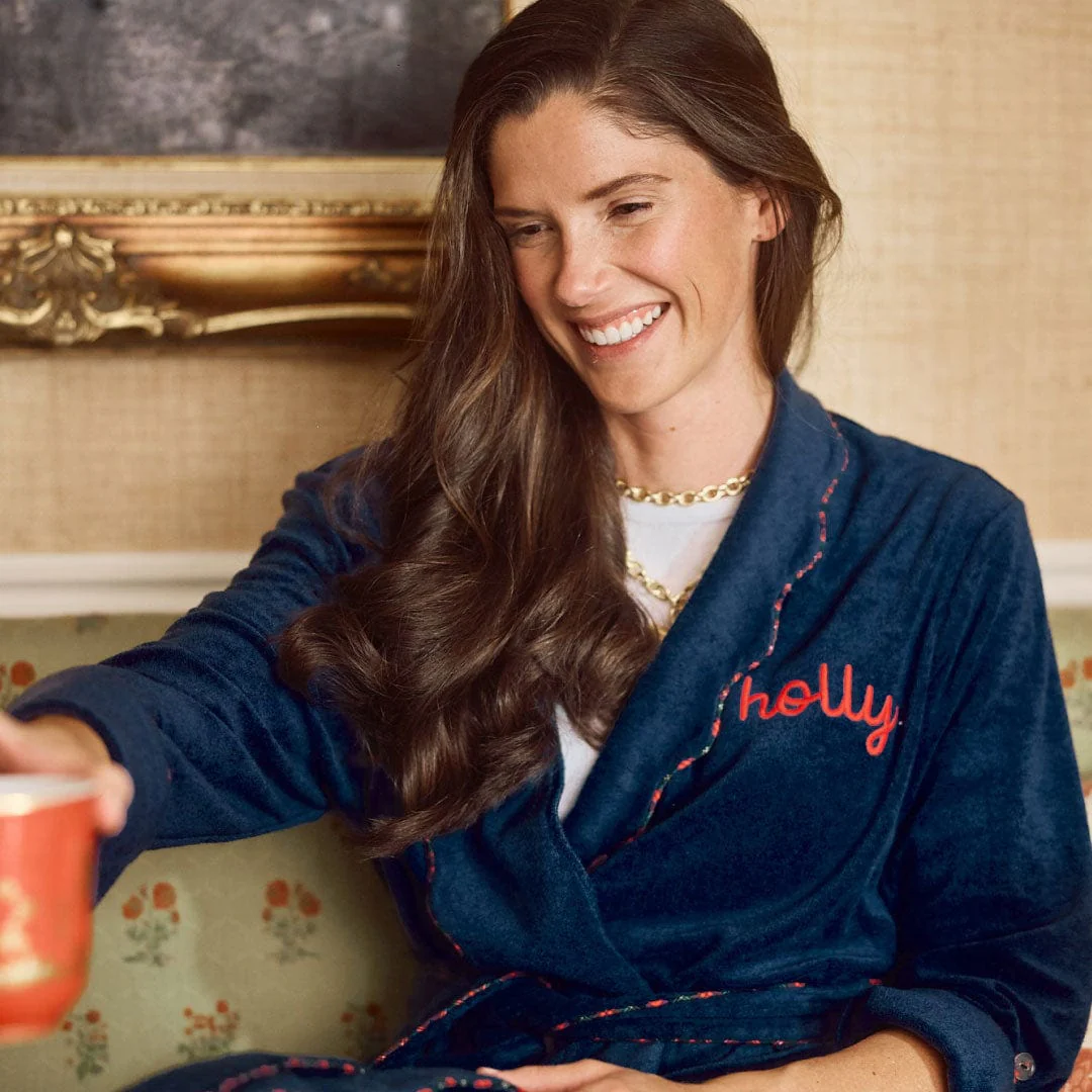 Women's Long Scallop Lightweight Robe - Image 28