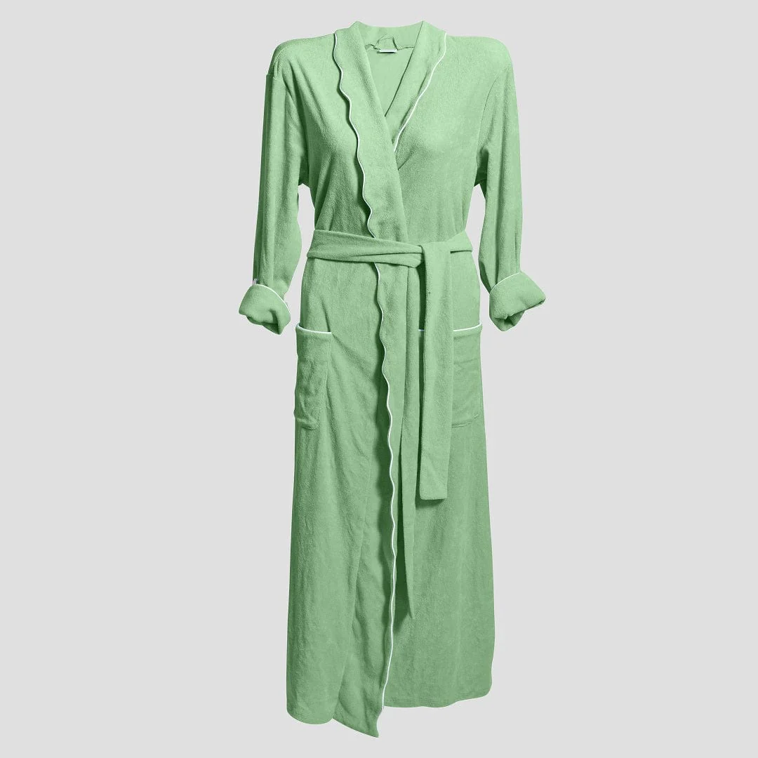 Women's Long Scallop Lightweight Robe - Image 43